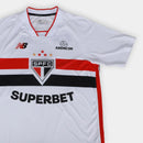 Camisa São Paulo I 2026/27 Torcedor Νеw Ваlаnсе Masculina - Branco+Vermelho