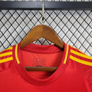 Camisa Espanha Home 24/25 s/n° Torcedor Masculino - Vermelho