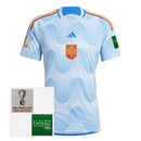 Camisa Seleção Espanha II 2022 [Com Patch] - Azul Celeste