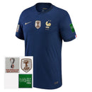 Camisa Seleção França I 2022 [Patch Campeão do Mundo] - Azul